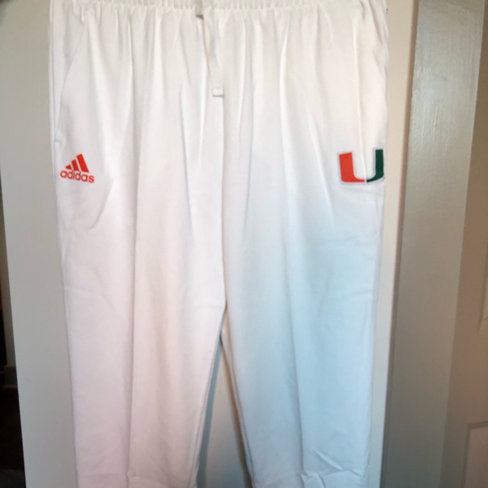 NWT- University of Miami warm up Joggers - Men’s XL